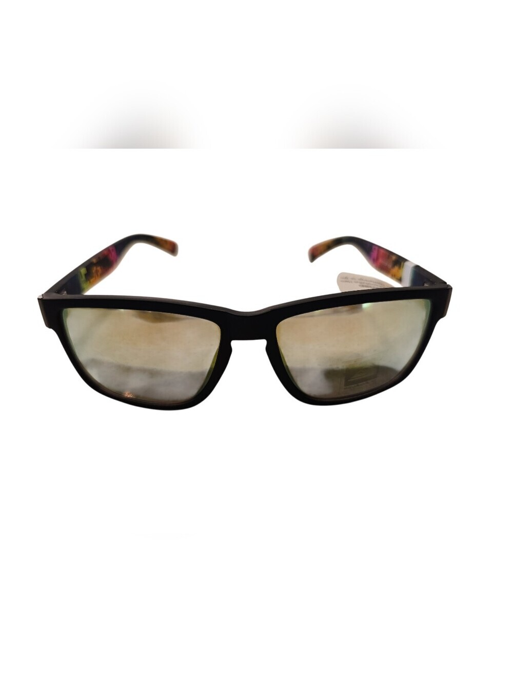 Quiksilver Black Frame Sunglasses with Green Mirrored Lenses, NEW - Picture 6 of 6